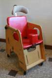療育園時代の座位保持装置