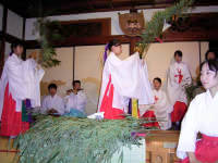 京都恵比寿神社の奉納の舞