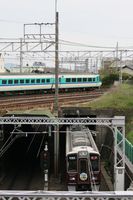 上がＪＲ東海道線下が阪急京都線
