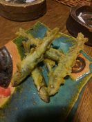 稚鮎の天ぷら美味し