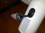 折れた扇風機の首