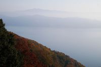 朝の奥琵琶湖